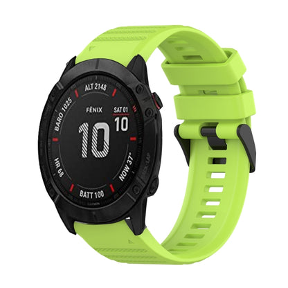 Bracelet de montre en silicone à texture horizontale de 26 mm avec outil de retrait, For Garmin Fenix 7X, For Garmin Fenix 7X Solar, For Garmin Tactix Delta, For Garmin Enduro, For Garmin Fenix 6X, For Garmin Fenix 6X Pro, For Garmin Fenix 6X Sapphire