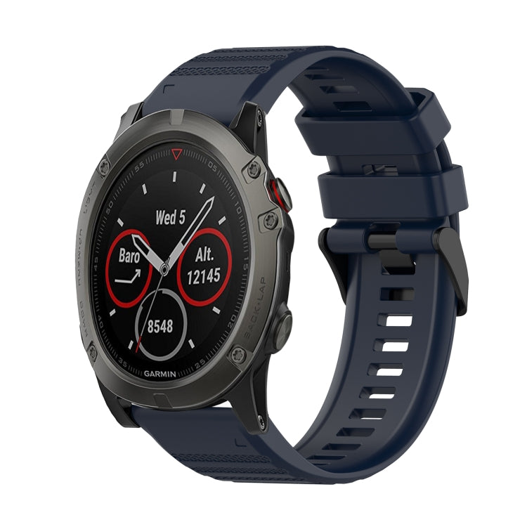 Bracelet de montre en silicone à texture horizontale de 26 mm avec outil de retrait, For Garmin Fenix 5X Sapphire, For Garmin Fenix 5X Plus, For Garmin Fenix 3, For Garmin Fenix 3 HR, For Garmin Fenix 3 Sapphire, For Garmin Descent MK 2                ...