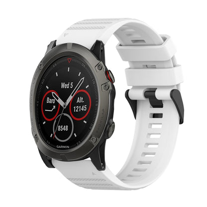Bracelet de montre en silicone à texture horizontale de 26 mm avec outil de retrait, For Garmin Fenix 5X Sapphire, For Garmin Fenix 5X Plus, For Garmin Fenix 3, For Garmin Fenix 3 HR, For Garmin Fenix 3 Sapphire, For Garmin Descent MK 2                ...