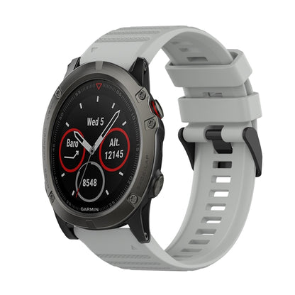 Bracelet de montre en silicone à texture horizontale de 26 mm avec outil de retrait, For Garmin Fenix 5X Sapphire, For Garmin Fenix 5X Plus, For Garmin Fenix 3, For Garmin Fenix 3 HR, For Garmin Fenix 3 Sapphire, For Garmin Descent MK 2                ...