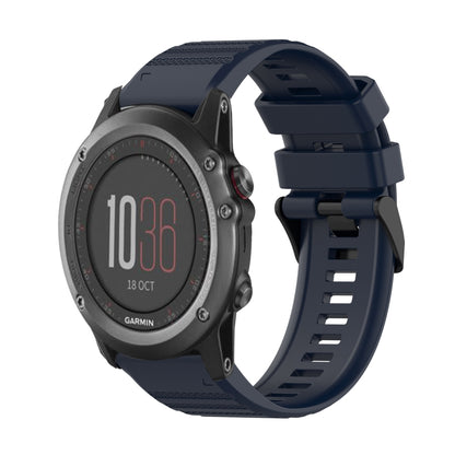 Bracelet de montre en silicone à texture horizontale de 26 mm avec outil de retrait, For Garmin Fenix 5X Sapphire, For Garmin Fenix 5X Plus, For Garmin Fenix 3, For Garmin Fenix 3 HR, For Garmin Fenix 3 Sapphire, For Garmin Descent MK 2                ...