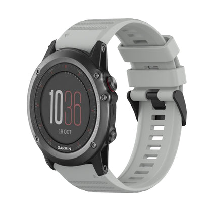 Bracelet de montre en silicone à texture horizontale de 26 mm avec outil de retrait, For Garmin Fenix 5X Sapphire, For Garmin Fenix 5X Plus, For Garmin Fenix 3, For Garmin Fenix 3 HR, For Garmin Fenix 3 Sapphire, For Garmin Descent MK 2                ...