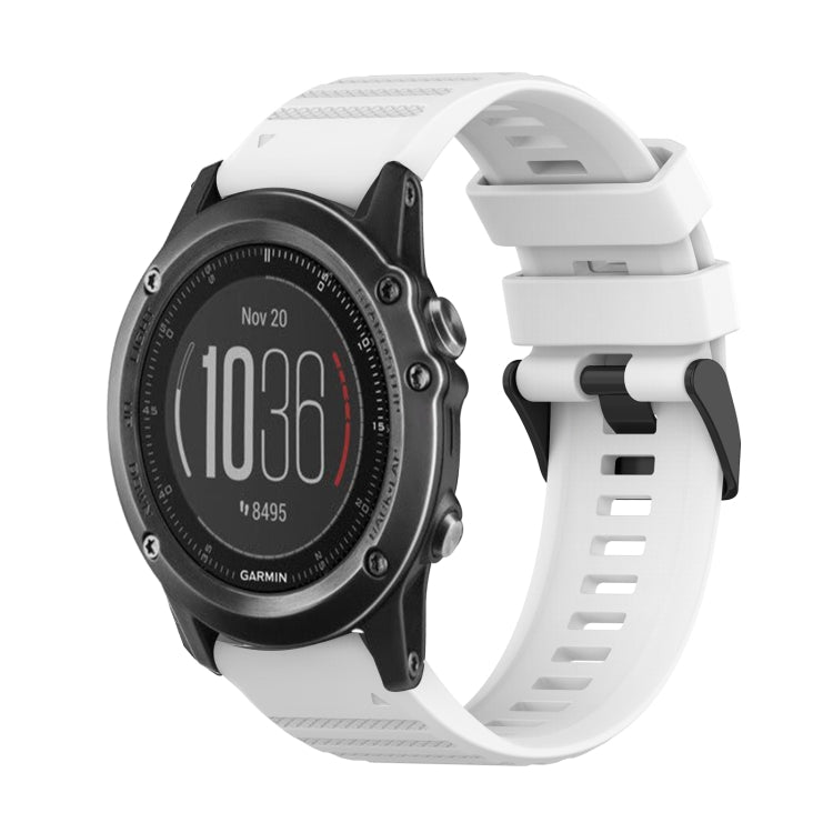 Bracelet de montre en silicone à texture horizontale de 26 mm avec outil de retrait, For Garmin Fenix 5X Sapphire, For Garmin Fenix 5X Plus, For Garmin Fenix 3, For Garmin Fenix 3 HR, For Garmin Fenix 3 Sapphire, For Garmin Descent MK 2                ...
