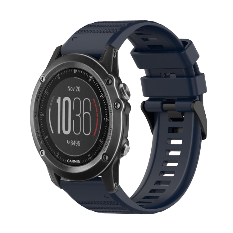 Bracelet de montre en silicone à texture horizontale de 26 mm avec outil de retrait, For Garmin Fenix 5X Sapphire, For Garmin Fenix 5X Plus, For Garmin Fenix 3, For Garmin Fenix 3 HR, For Garmin Fenix 3 Sapphire, For Garmin Descent MK 2                ...