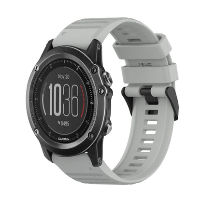 Bracelet de montre en silicone à texture horizontale de 26 mm avec outil de retrait, For Garmin Fenix 5X Sapphire, For Garmin Fenix 5X Plus, For Garmin Fenix 3, For Garmin Fenix 3 HR, For Garmin Fenix 3 Sapphire, For Garmin Descent MK 2                ...