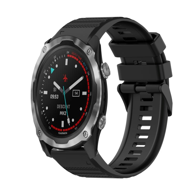 Bracelet de montre en silicone à texture horizontale de 26 mm avec outil de retrait, For Garmin Fenix 5X Sapphire, For Garmin Fenix 5X Plus, For Garmin Fenix 3, For Garmin Fenix 3 HR, For Garmin Fenix 3 Sapphire, For Garmin Descent MK 2                ...