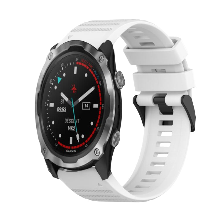 Bracelet de montre en silicone à texture horizontale de 26 mm avec outil de retrait, For Garmin Fenix 5X Sapphire, For Garmin Fenix 5X Plus, For Garmin Fenix 3, For Garmin Fenix 3 HR, For Garmin Fenix 3 Sapphire, For Garmin Descent MK 2                ...