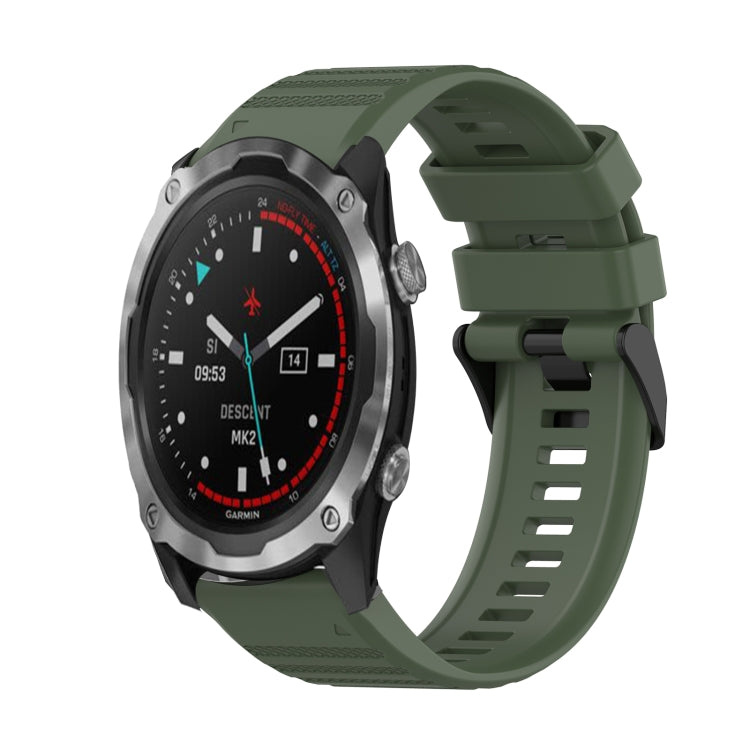 Bracelet de montre en silicone à texture horizontale de 26 mm avec outil de retrait, For Garmin Fenix 5X Sapphire, For Garmin Fenix 5X Plus, For Garmin Fenix 3, For Garmin Fenix 3 HR, For Garmin Fenix 3 Sapphire, For Garmin Descent MK 2                ...