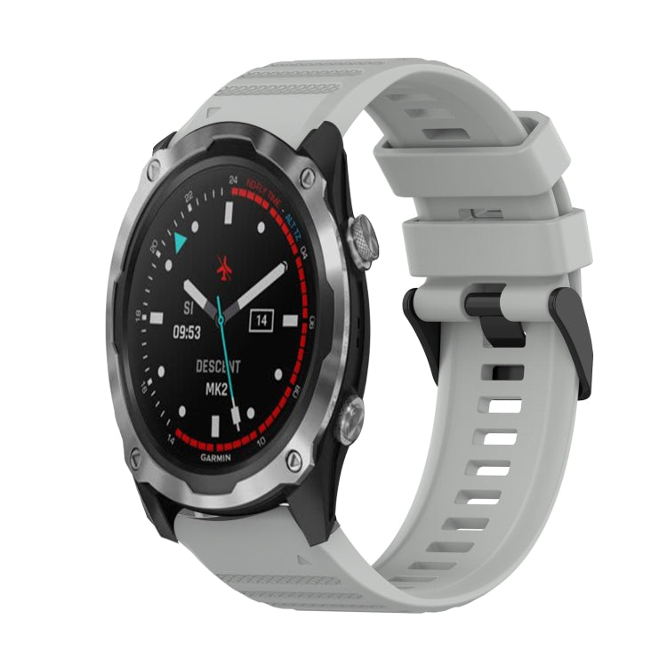 Bracelet de montre en silicone à texture horizontale de 26 mm avec outil de retrait, For Garmin Fenix 5X Sapphire, For Garmin Fenix 5X Plus, For Garmin Fenix 3, For Garmin Fenix 3 HR, For Garmin Fenix 3 Sapphire, For Garmin Descent MK 2                ...