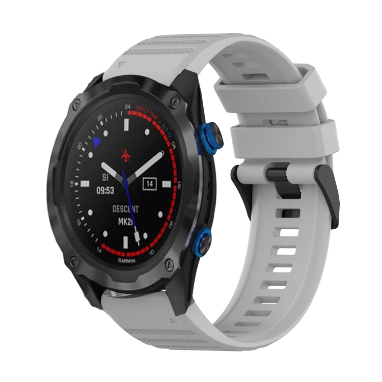 Bracelet de montre en silicone à texture horizontale de 26 mm avec outil de retrait, For Garmin Fenix 5X Sapphire, For Garmin Fenix 5X Plus, For Garmin Fenix 3, For Garmin Fenix 3 HR, For Garmin Fenix 3 Sapphire, For Garmin Descent MK 2                ...