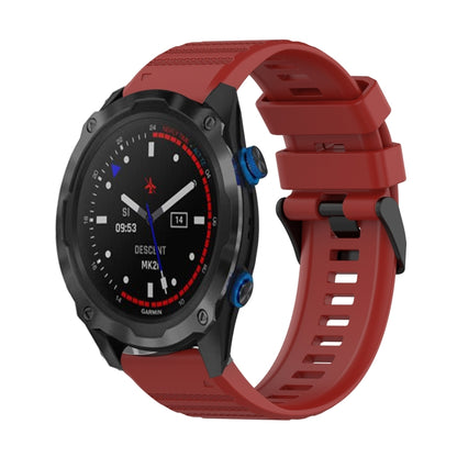 Bracelet de montre en silicone à texture horizontale de 26 mm avec outil de retrait, For Garmin Fenix 5X Sapphire, For Garmin Fenix 5X Plus, For Garmin Fenix 3, For Garmin Fenix 3 HR, For Garmin Fenix 3 Sapphire, For Garmin Descent MK 2                ...