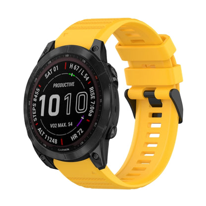 Bracelet de montre en silicone à texture horizontale de 22 mm avec outil de retrait, For Garmin Fenix 7, For Garmin Fenix 7 Solar, For Garmin Fenix 7 Sapphire Solar, For Garmin Epix Gen 2, For Garmin Approach S62, For Garmin Fenix 6 GPS                ...