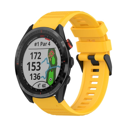 Bracelet de montre en silicone à texture horizontale de 22 mm avec outil de retrait, For Garmin Fenix 7, For Garmin Fenix 7 Solar, For Garmin Fenix 7 Sapphire Solar, For Garmin Epix Gen 2, For Garmin Approach S62, For Garmin Fenix 6 GPS                ...