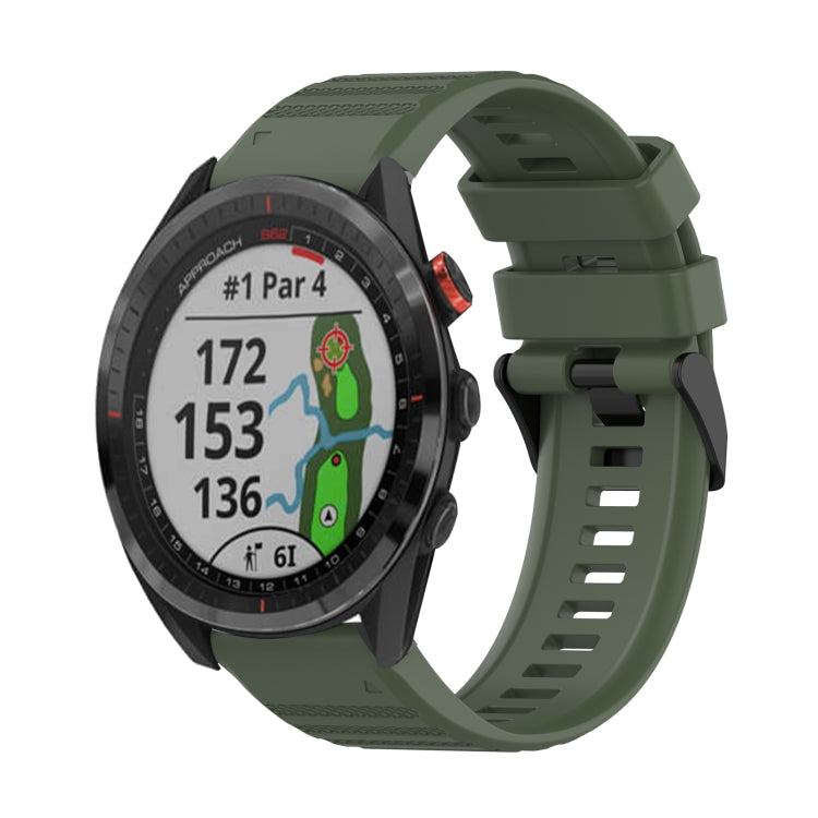 Bracelet de montre en silicone à texture horizontale de 22 mm avec outil de retrait, For Garmin Fenix 7, For Garmin Fenix 7 Solar, For Garmin Fenix 7 Sapphire Solar, For Garmin Epix Gen 2, For Garmin Approach S62, For Garmin Fenix 6 GPS                ...