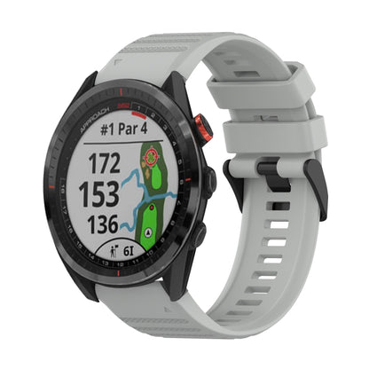 Bracelet de montre en silicone à texture horizontale de 22 mm avec outil de retrait, For Garmin Fenix 7, For Garmin Fenix 7 Solar, For Garmin Fenix 7 Sapphire Solar, For Garmin Epix Gen 2, For Garmin Approach S62, For Garmin Fenix 6 GPS                ...