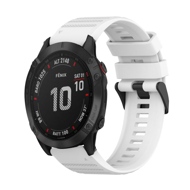Bracelet de montre en silicone à texture horizontale de 22 mm avec outil de retrait, For Garmin Fenix 7, For Garmin Fenix 7 Solar, For Garmin Fenix 7 Sapphire Solar, For Garmin Epix Gen 2, For Garmin Approach S62, For Garmin Fenix 6 GPS                ...