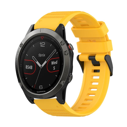 Bracelet de montre en silicone à texture horizontale de 22 mm avec outil de retrait, For Garmin Fenix 6 Sapphire GPS, For Garmin Fenix 5, For Garmin Fenix 5 Plus, For Garmin Quatix 5, For Garmin Quatix 5 Sapphire, For Garmin Forerunner 955             ...