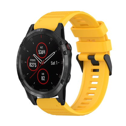 Bracelet de montre en silicone à texture horizontale de 22 mm avec outil de retrait, For Garmin Fenix 6 Sapphire GPS, For Garmin Fenix 5, For Garmin Fenix 5 Plus, For Garmin Quatix 5, For Garmin Quatix 5 Sapphire, For Garmin Forerunner 955             ...