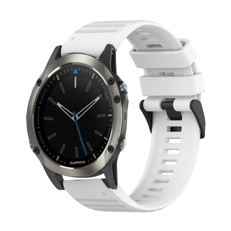 Bracelet de montre en silicone à texture horizontale de 22 mm avec outil de retrait, For Garmin Fenix 6 Sapphire GPS, For Garmin Fenix 5, For Garmin Fenix 5 Plus, For Garmin Quatix 5, For Garmin Quatix 5 Sapphire, For Garmin Forerunner 955             ...