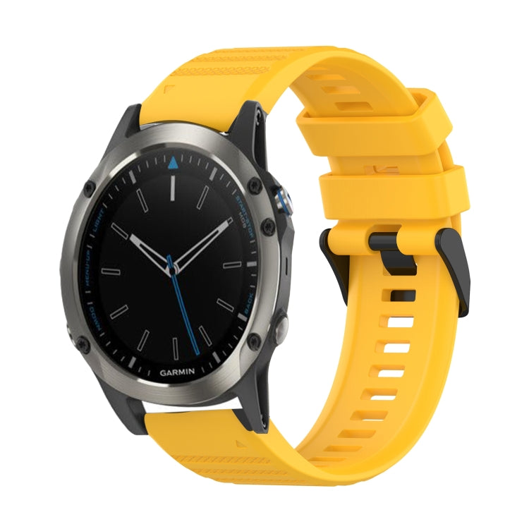Bracelet de montre en silicone à texture horizontale de 22 mm avec outil de retrait, For Garmin Fenix 6 Sapphire GPS, For Garmin Fenix 5, For Garmin Fenix 5 Plus, For Garmin Quatix 5, For Garmin Quatix 5 Sapphire, For Garmin Forerunner 955             ...