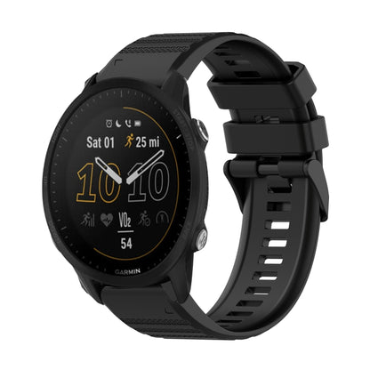 Bracelet de montre en silicone à texture horizontale de 22 mm avec outil de retrait, For Garmin Fenix 6 Sapphire GPS, For Garmin Fenix 5, For Garmin Fenix 5 Plus, For Garmin Quatix 5, For Garmin Quatix 5 Sapphire, For Garmin Forerunner 955             ...