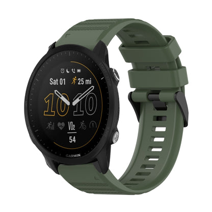 Bracelet de montre en silicone à texture horizontale de 22 mm avec outil de retrait, For Garmin Fenix 6 Sapphire GPS, For Garmin Fenix 5, For Garmin Fenix 5 Plus, For Garmin Quatix 5, For Garmin Quatix 5 Sapphire, For Garmin Forerunner 955             ...