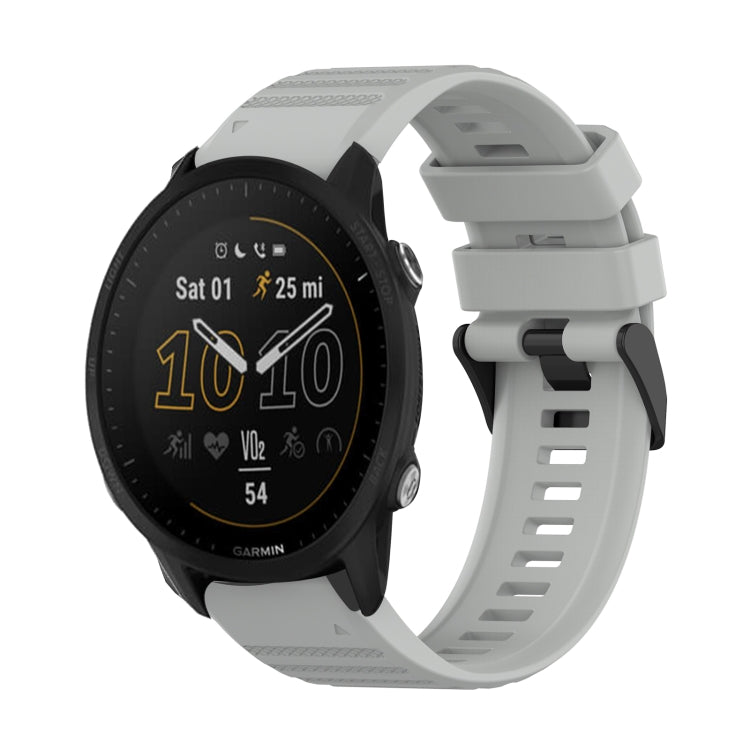 Bracelet de montre en silicone à texture horizontale de 22 mm avec outil de retrait, For Garmin Fenix 6 Sapphire GPS, For Garmin Fenix 5, For Garmin Fenix 5 Plus, For Garmin Quatix 5, For Garmin Quatix 5 Sapphire, For Garmin Forerunner 955             ...