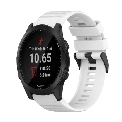 Bracelet de montre en silicone à texture horizontale de 22 mm avec outil de retrait, For Garmin Fenix 6 Sapphire GPS, For Garmin Fenix 5, For Garmin Fenix 5 Plus, For Garmin Quatix 5, For Garmin Quatix 5 Sapphire, For Garmin Forerunner 955             ...