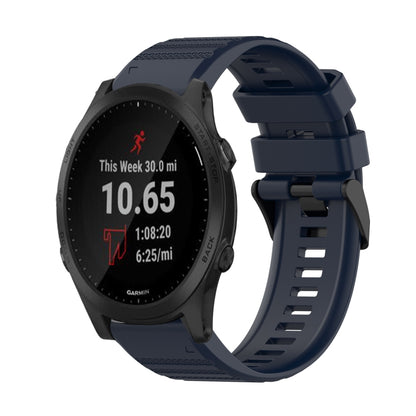 Bracelet de montre en silicone à texture horizontale de 22 mm avec outil de retrait, For Garmin Fenix 6 Sapphire GPS, For Garmin Fenix 5, For Garmin Fenix 5 Plus, For Garmin Quatix 5, For Garmin Quatix 5 Sapphire, For Garmin Forerunner 955             ...