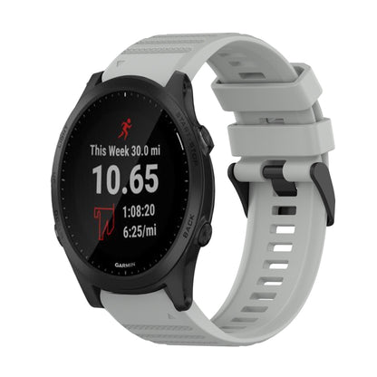 Bracelet de montre en silicone à texture horizontale de 22 mm avec outil de retrait, For Garmin Fenix 6 Sapphire GPS, For Garmin Fenix 5, For Garmin Fenix 5 Plus, For Garmin Quatix 5, For Garmin Quatix 5 Sapphire, For Garmin Forerunner 955             ...