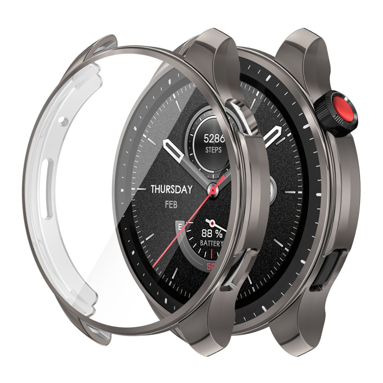 Pour Amazfit GTR 4 ENKAY Hat-Prince Coque en TPU électrolytique avec film d'écran