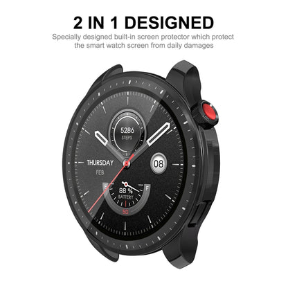 Pour Amazfit GTR 4 ENKAY Hat-Prince Coque en TPU électrolytique avec film d'écran