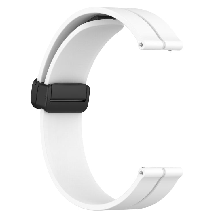 Bracelet de montre en silicone à fermoir magnétique de couleur unie de 20 mm, For Amazfit GTS 4, For Amazfit GTS 3, For Amazfit GTS 2E, For Amazfit GTS 2 Mini, For Amazfit GTS 2, For Amazfit GTS