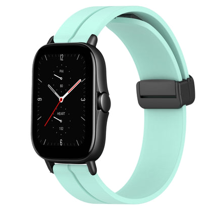 Bracelet de montre en silicone à fermoir magnétique de couleur unie de 20 mm, For Amazfit GTS 4, For Amazfit GTS 3, For Amazfit GTS 2E, For Amazfit GTS 2 Mini, For Amazfit GTS 2, For Amazfit GTS