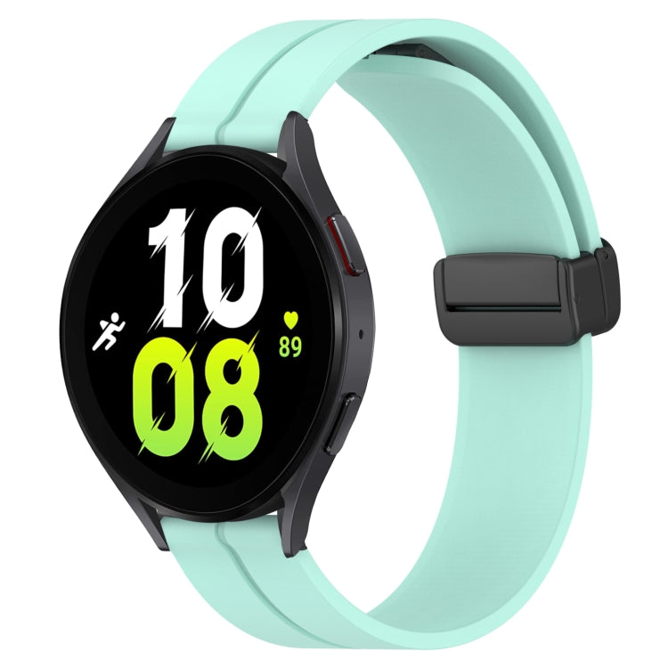 Bracelet de montre en silicone à fermoir magnétique de couleur unie de 20 mm, For Samsung Galaxy Watch 5 44mm, For Samsung Galaxy Watch 5 40mm, For Samsung Galaxy Watch 5 Pro 45mm, For Samsung Galaxy Watch4 44mm, For Samsung Galaxy Watch4 40mm         ...