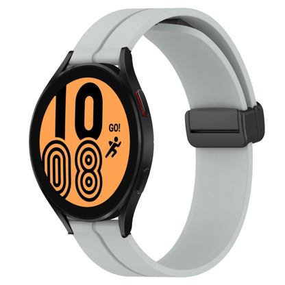 Bracelet de montre en silicone à fermoir magnétique de couleur unie de 20 mm, For Samsung Galaxy Watch 5 44mm, For Samsung Galaxy Watch 5 40mm, For Samsung Galaxy Watch 5 Pro 45mm, For Samsung Galaxy Watch4 44mm, For Samsung Galaxy Watch4 40mm         ...