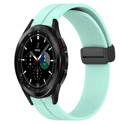 Bracelet de montre en silicone à fermoir magnétique de couleur unie de 20 mm, For Samsung  Galaxy Watch4 Classic 46mm, For Samsung Galaxy Watch Active2 40mm, For Samsung Galaxy Watch Active2 44mm, For Samsung Galaxy Watch 42mm