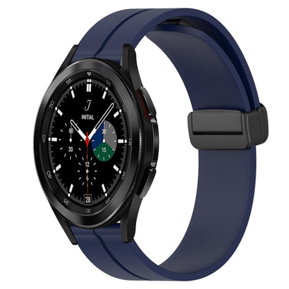 Bracelet de montre en silicone à fermoir magnétique de couleur unie de 20 mm, For Samsung  Galaxy Watch4 Classic 46mm, For Samsung Galaxy Watch Active2 40mm, For Samsung Galaxy Watch Active2 44mm, For Samsung Galaxy Watch 42mm