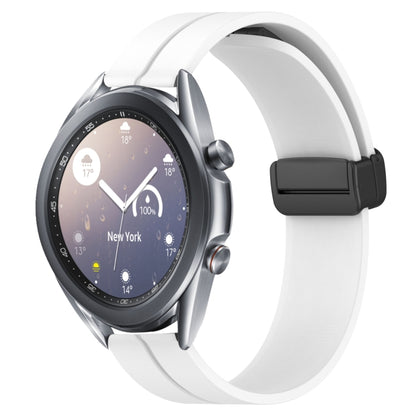 Bracelet de montre en silicone à fermoir magnétique de couleur unie de 22 mm, For Samsung Galaxy Watch3 45mm, For Samsung Galaxy Watch 46mm, For Samsung Gear S3 Classic, For Samsung Gear S3 Frontier