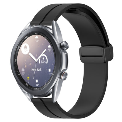 Bracelet de montre en silicone à fermoir magnétique de couleur unie de 22 mm, For Samsung Galaxy Watch3 45mm, For Samsung Galaxy Watch 46mm, For Samsung Gear S3 Classic, For Samsung Gear S3 Frontier