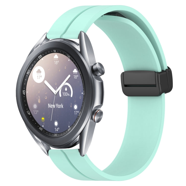 Bracelet de montre en silicone à fermoir magnétique de couleur unie de 22 mm, For Samsung Galaxy Watch3 45mm, For Samsung Galaxy Watch 46mm, For Samsung Gear S3 Classic, For Samsung Gear S3 Frontier