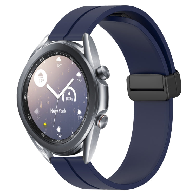 Bracelet de montre en silicone à fermoir magnétique de couleur unie de 22 mm, For Samsung Galaxy Watch3 45mm, For Samsung Galaxy Watch 46mm, For Samsung Gear S3 Classic, For Samsung Gear S3 Frontier