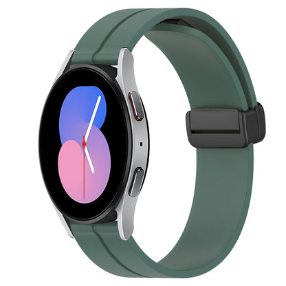 Bracelet de montre en silicone à fermoir magnétique de couleur unie de 22 mm, For Samsung Galaxy Watch3 45mm, For Samsung Galaxy Watch 46mm, For Samsung Gear S3 Classic, For Samsung Gear S3 Frontier