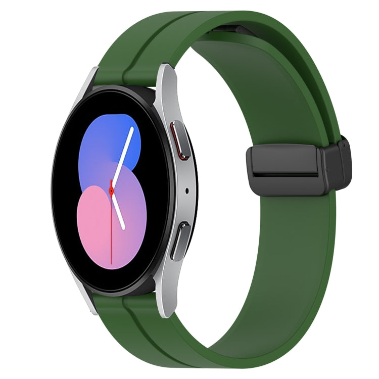 Bracelet de montre en silicone à fermoir magnétique de couleur unie de 22 mm, For Samsung Galaxy Watch3 45mm, For Samsung Galaxy Watch 46mm, For Samsung Gear S3 Classic, For Samsung Gear S3 Frontier