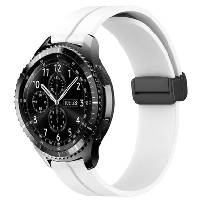 Bracelet de montre en silicone à fermoir magnétique de couleur unie de 22 mm, For Samsung Galaxy Watch3 45mm, For Samsung Galaxy Watch 46mm, For Samsung Gear S3 Classic, For Samsung Gear S3 Frontier