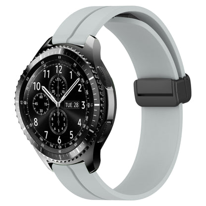 Bracelet de montre en silicone à fermoir magnétique de couleur unie de 22 mm, For Samsung Galaxy Watch3 45mm, For Samsung Galaxy Watch 46mm, For Samsung Gear S3 Classic, For Samsung Gear S3 Frontier