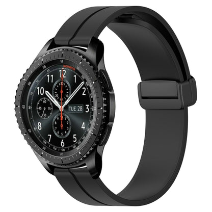 Bracelet de montre en silicone à fermoir magnétique de couleur unie de 22 mm, For Samsung Galaxy Watch3 45mm, For Samsung Galaxy Watch 46mm, For Samsung Gear S3 Classic, For Samsung Gear S3 Frontier