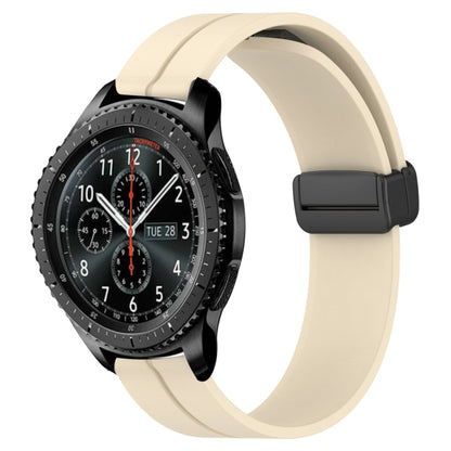 Bracelet de montre en silicone à fermoir magnétique de couleur unie de 22 mm, For Samsung Galaxy Watch3 45mm, For Samsung Galaxy Watch 46mm, For Samsung Gear S3 Classic, For Samsung Gear S3 Frontier