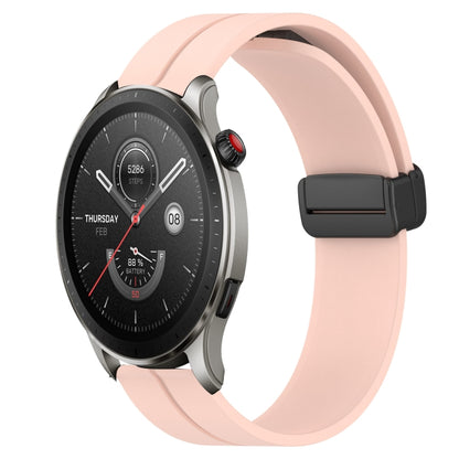 Bracelet de montre en silicone à fermoir magnétique de couleur unie de 22 mm, For Amazfit GTR 4, For Amazfit GTR 3, For Amazfit GTR 3 Pro, For Amazfit GTR 2e, For Amazfit GTR 2, For Amazfit 3