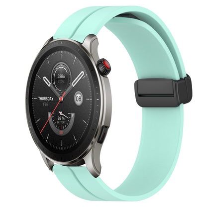 Bracelet de montre en silicone à fermoir magnétique de couleur unie de 22 mm, For Amazfit GTR 4, For Amazfit GTR 3, For Amazfit GTR 3 Pro, For Amazfit GTR 2e, For Amazfit GTR 2, For Amazfit 3